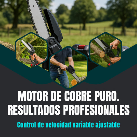 Motosierra Pro Portátil™ Doble Batería
