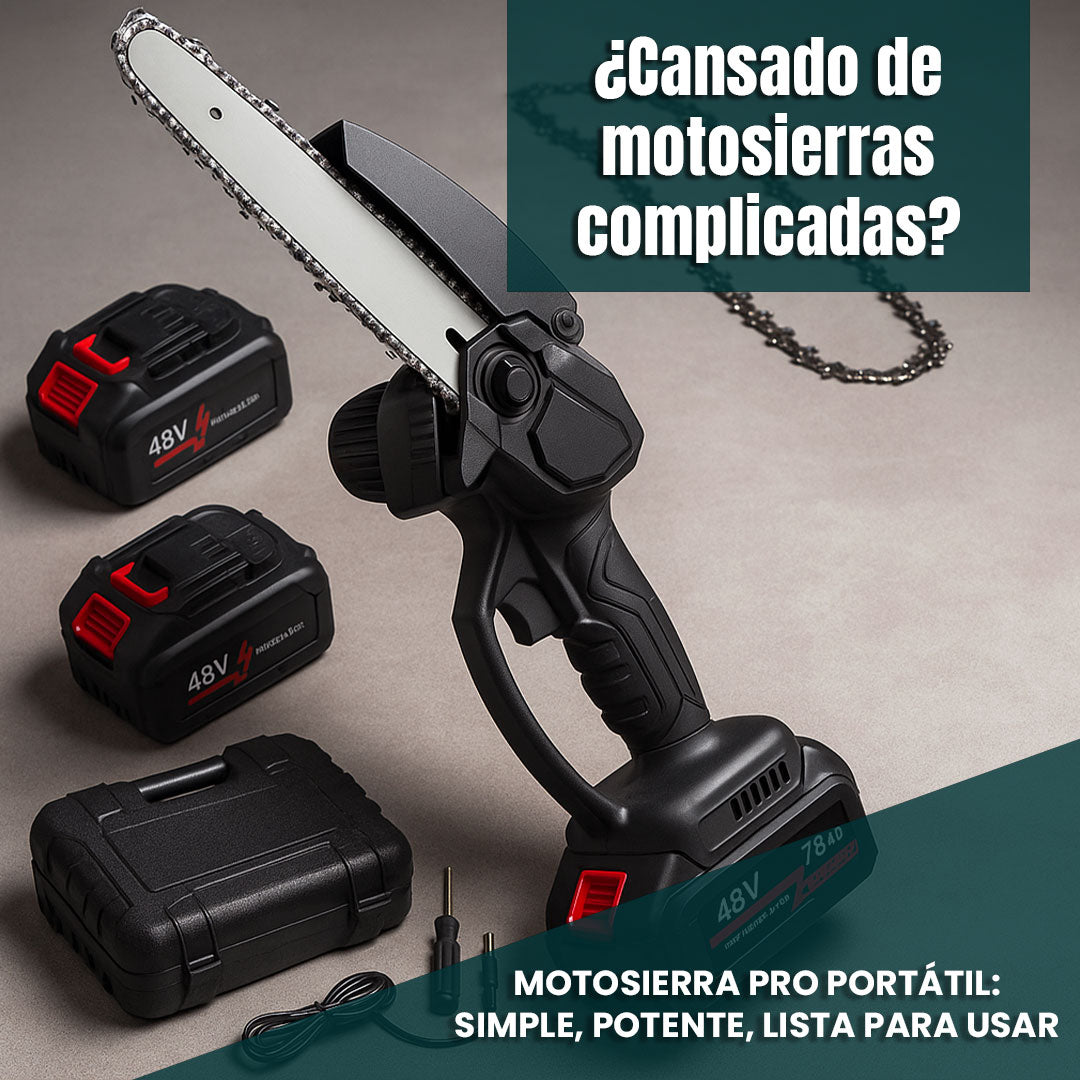 Motosierra Pro Portátil™ Doble Batería